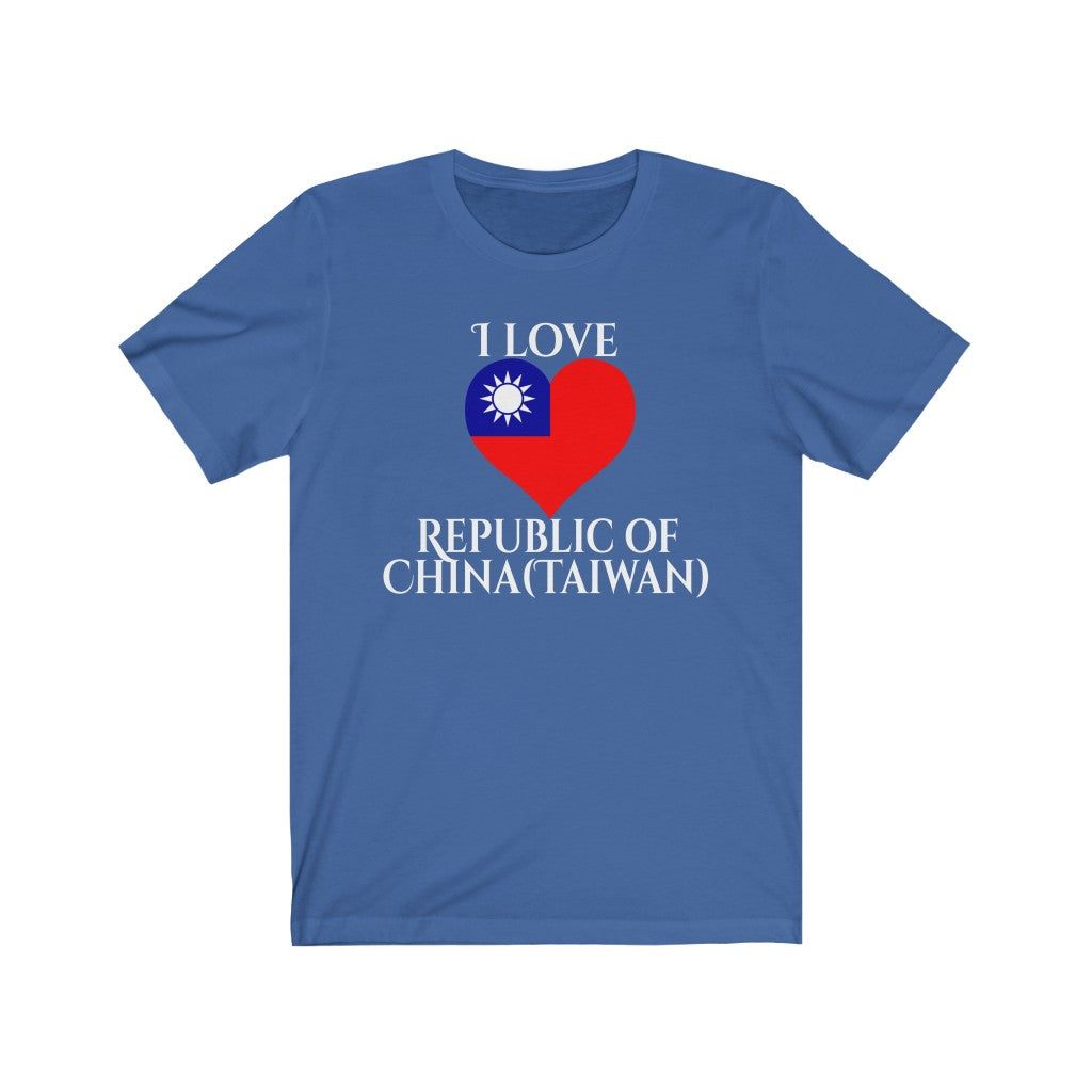 Republic of China - Taiwan Heart Flag Premium Tee 2 - Unisex