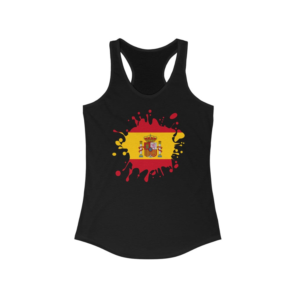 Spain Splat Flag Tank - Women