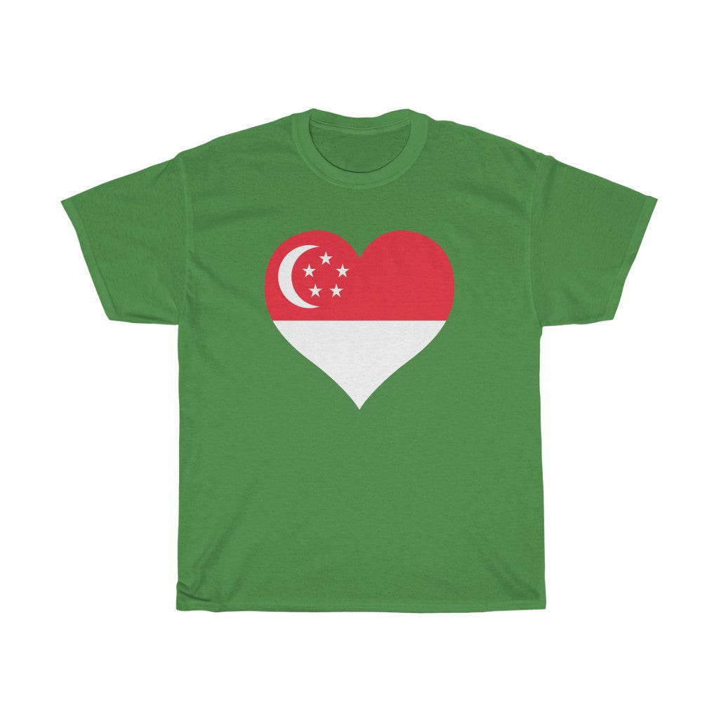 Singapore Heart Flag Standard Tee - Unisex