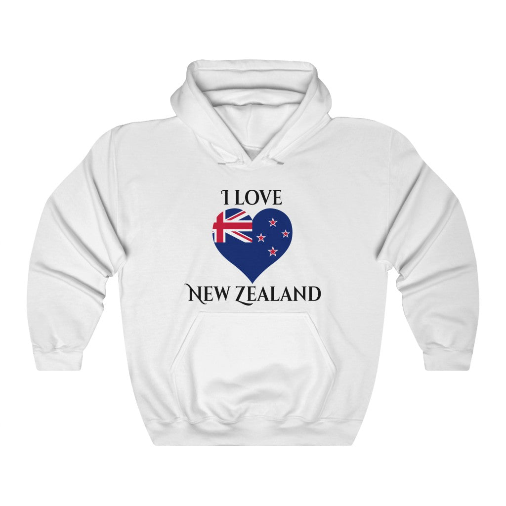 New Zealand Heart Flag Hoodie Sweatshirt 1 - Unisex
