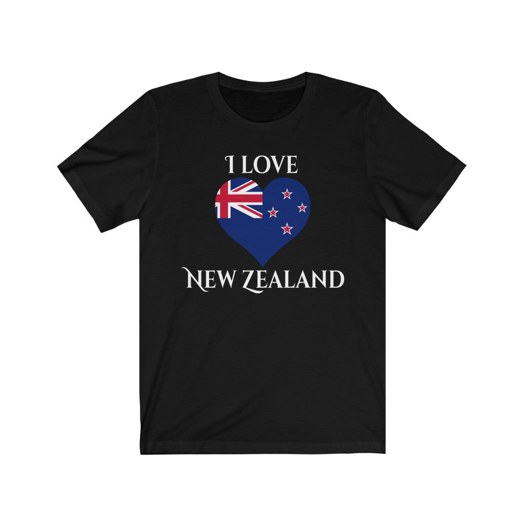 New Zealand Heart Flag Premium Tee 2 - Unisex