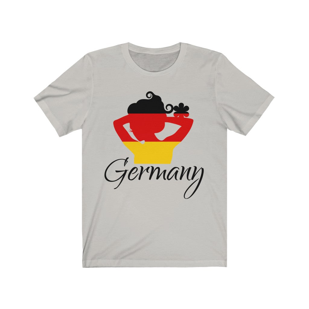 Germany Lady Flag Premium Tee 1 - Unisex