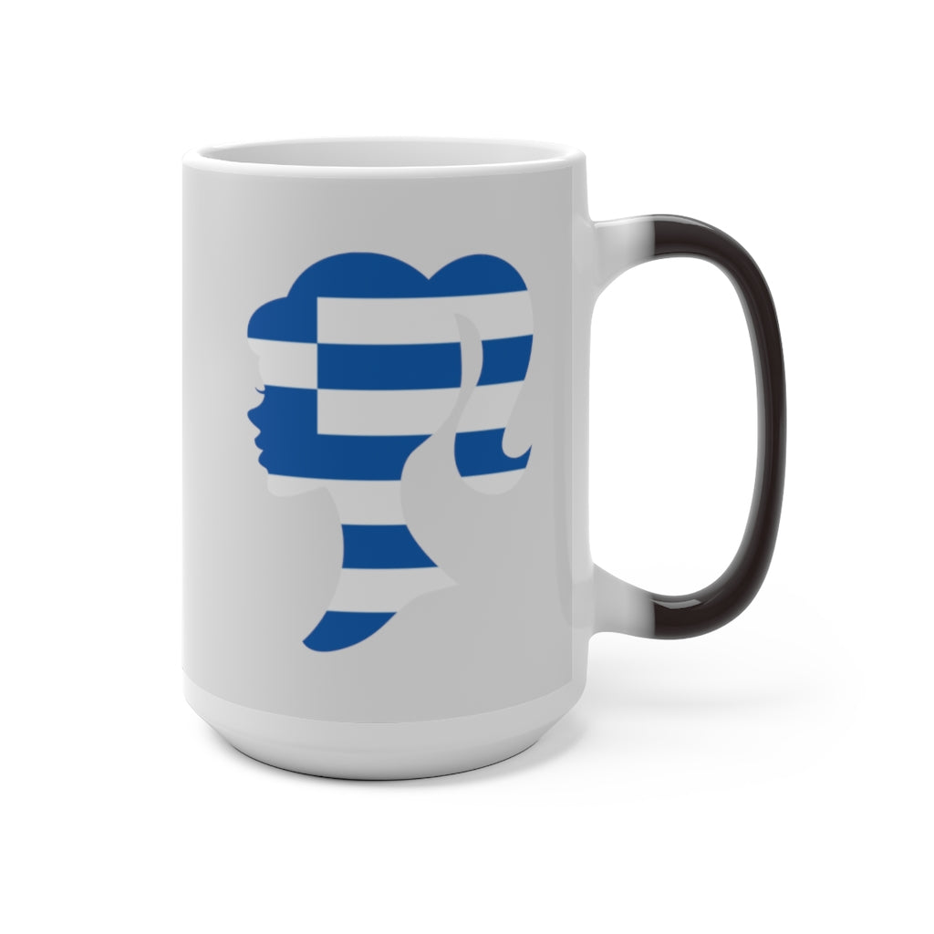 Greece Girl Color Changing Mug