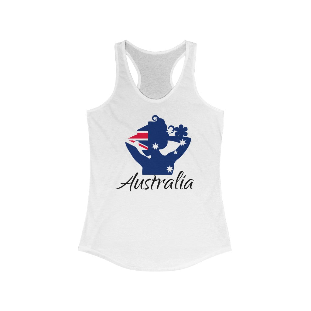 Australia Lady Flag Tank 1 - Women