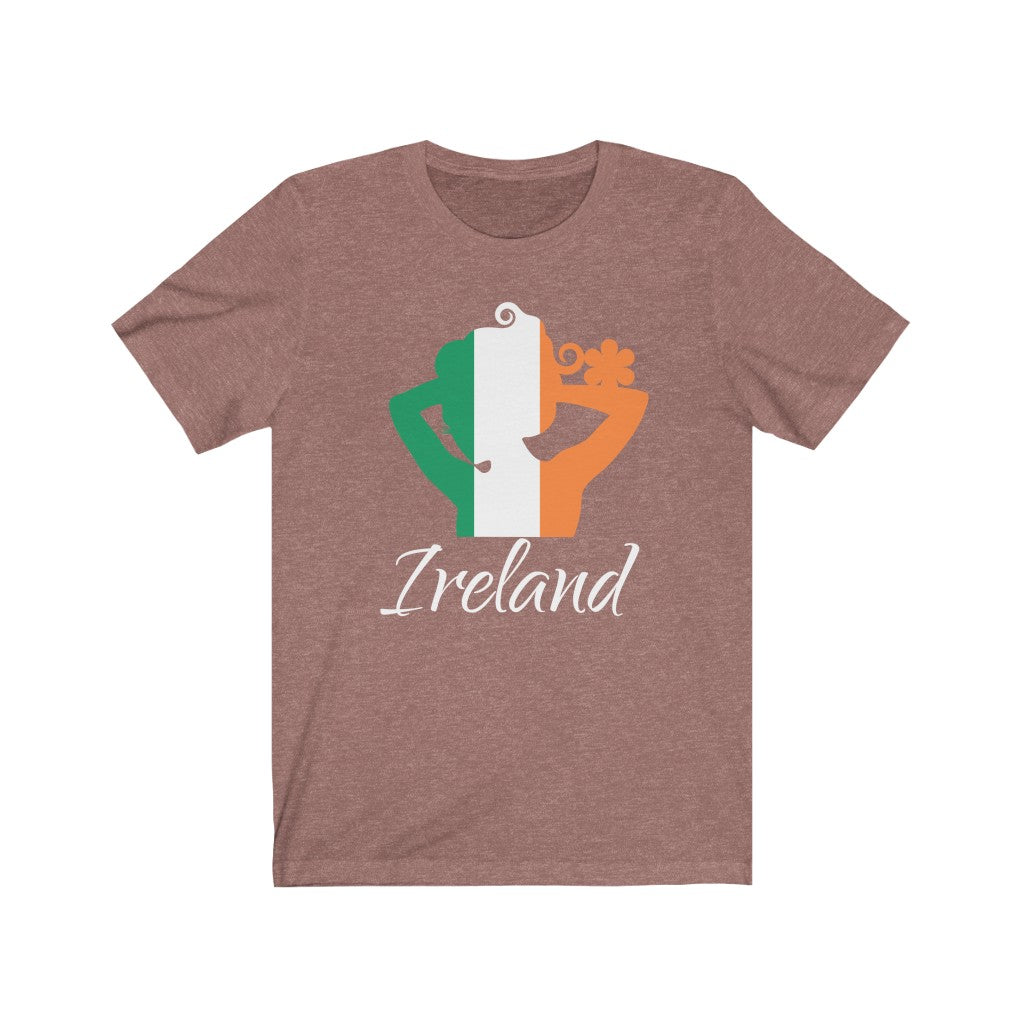 Ireland Lady Flag Premium Tee 2 - Unisex