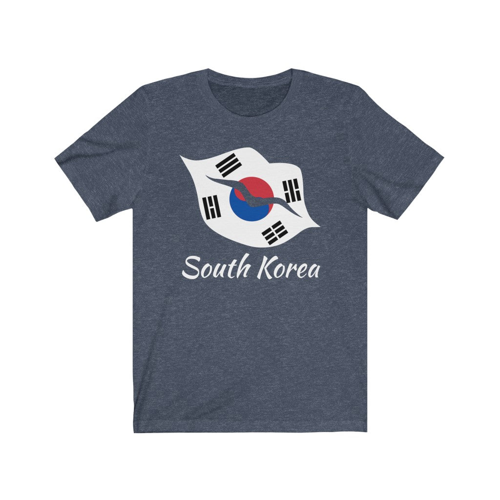 South Korea Lips Flag Premium Tee 2 - Unisex
