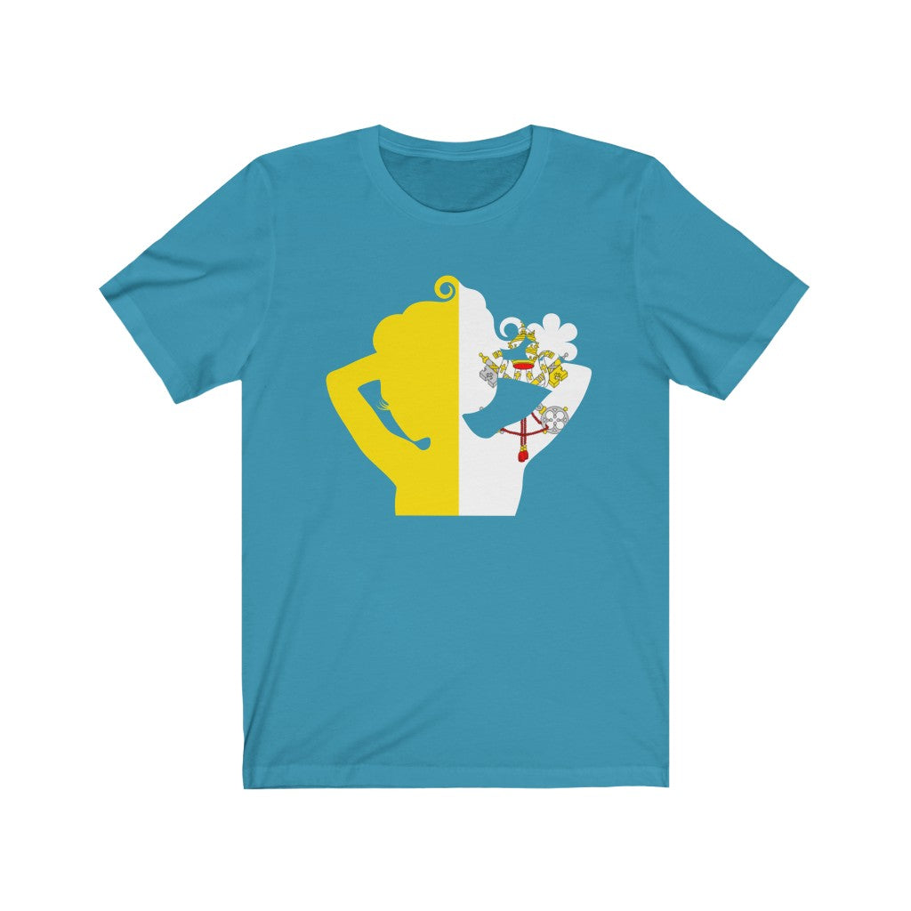 Holy See Lady Flag Premium Tee - Unisex