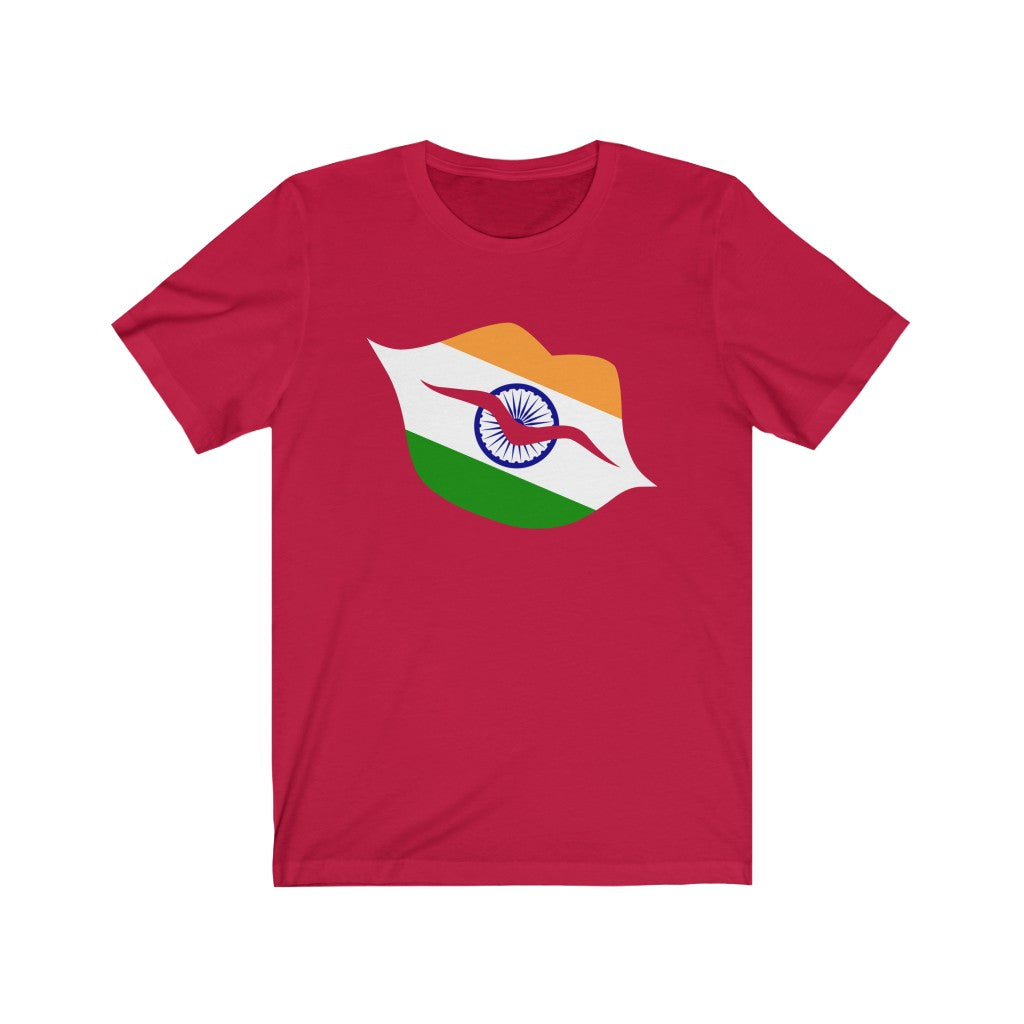 India Lips Flag Premium Tee - Unisex
