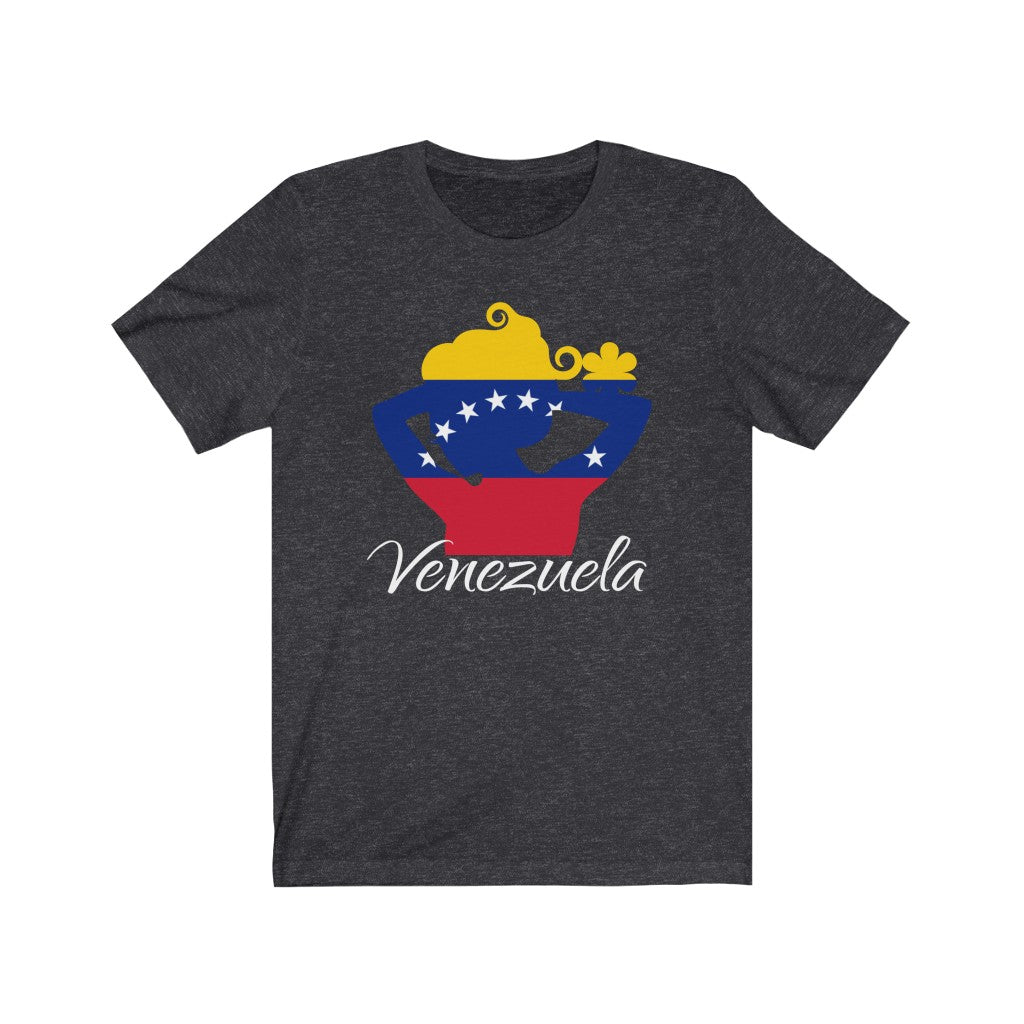 Venezuela Lady Flag Premium Tee 2 - Unisex