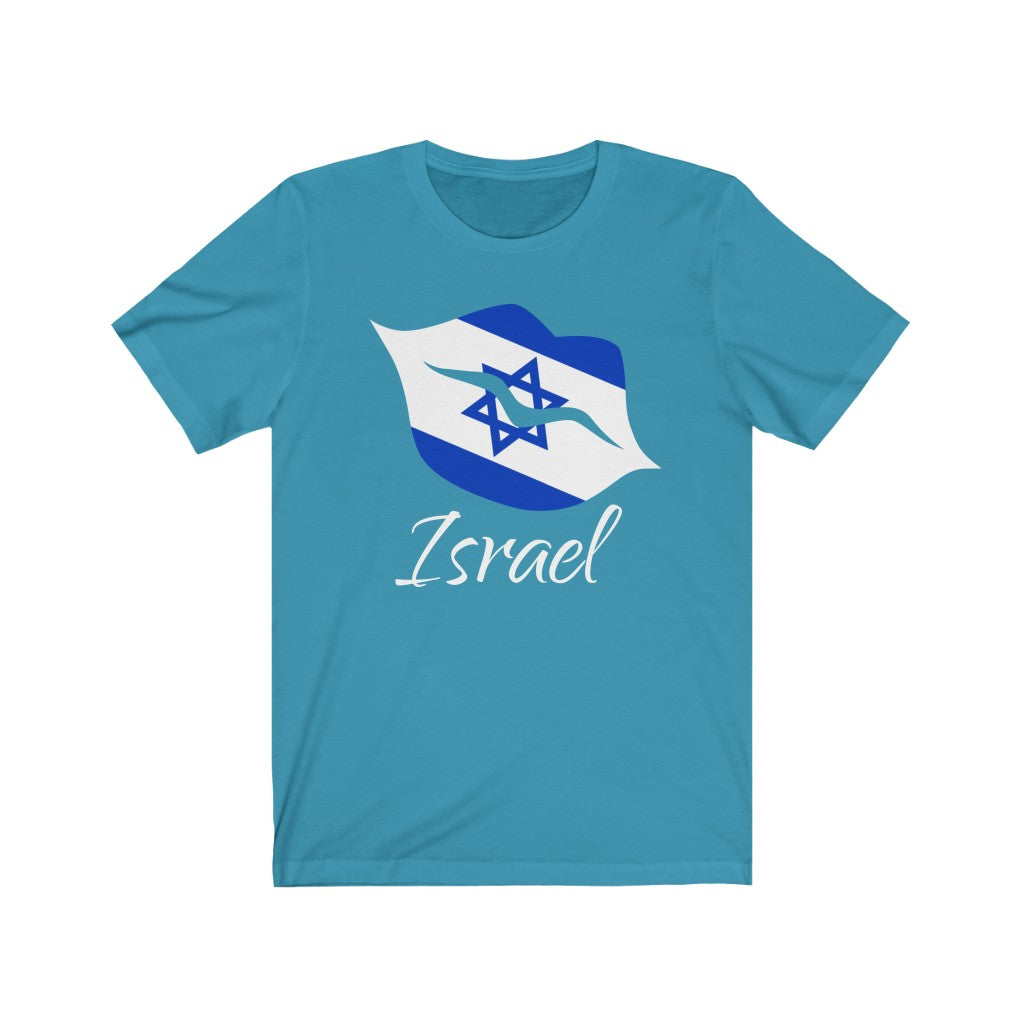 Israel Lips Flag Premium Tee 2 - Unisex