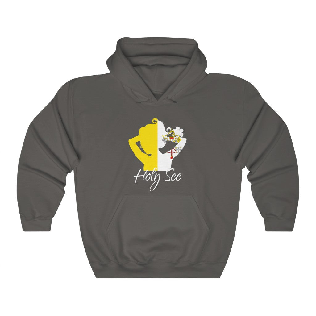 Holy See Lady Flag Hoodie Sweatshirt 2 - Unisex