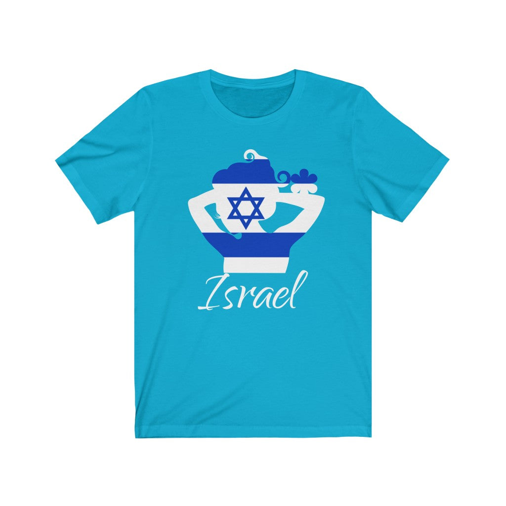 Israel Lady Flag Premium Tee 2 - Unisex