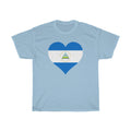 Nicaragua Heart Flag Standard Tee - Unisex
