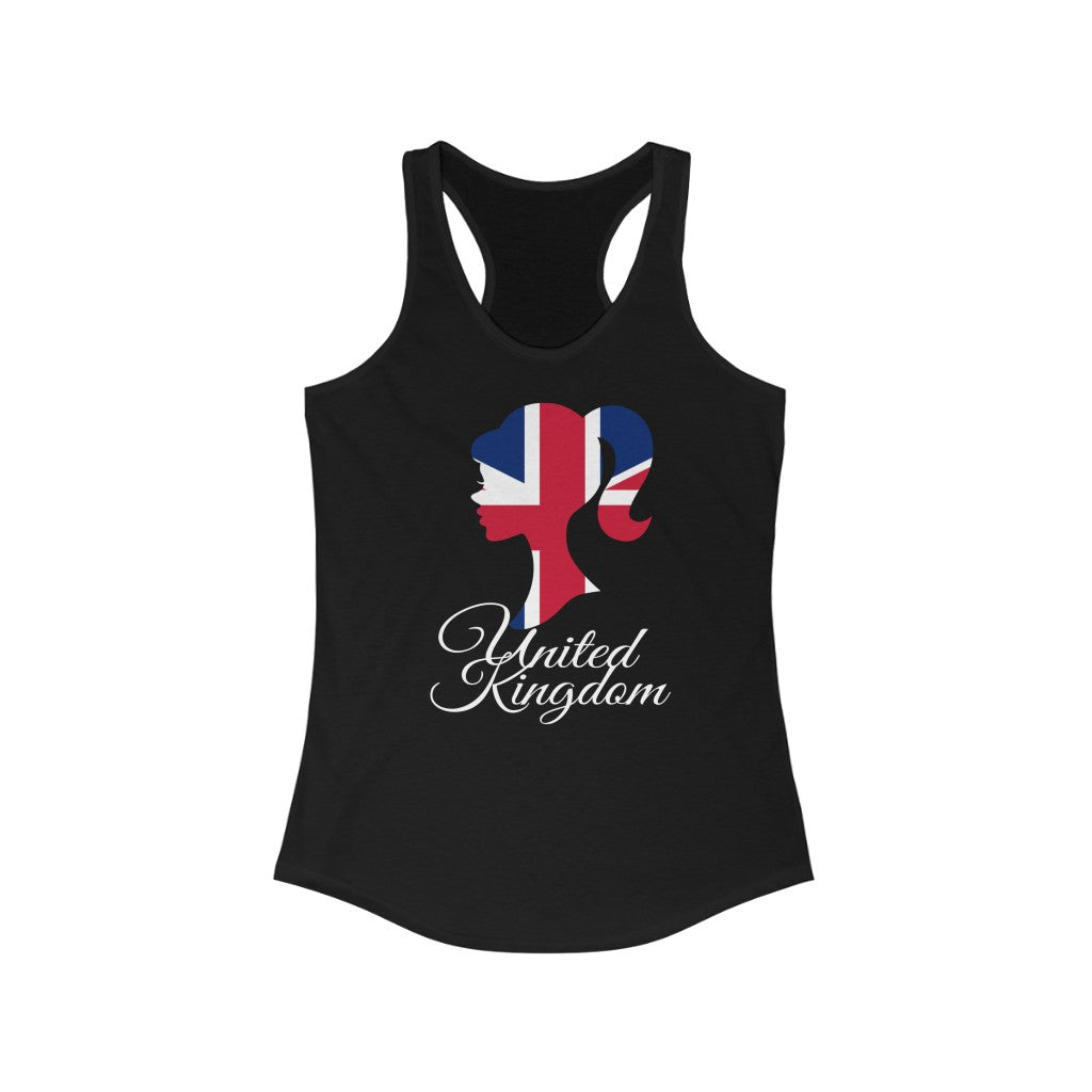 United Kingdom Girl Flag Tank 2 - Women