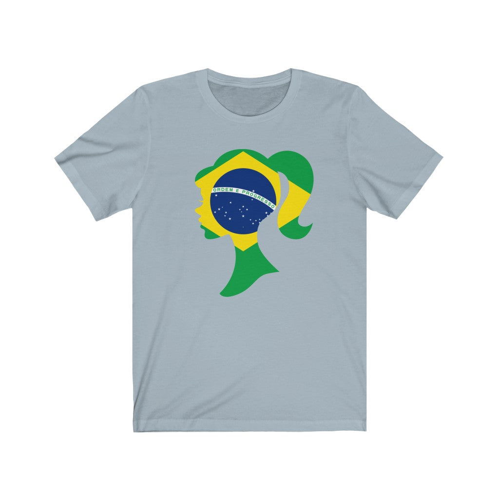 Brazil Girl Flag Premium Tee - Unisex