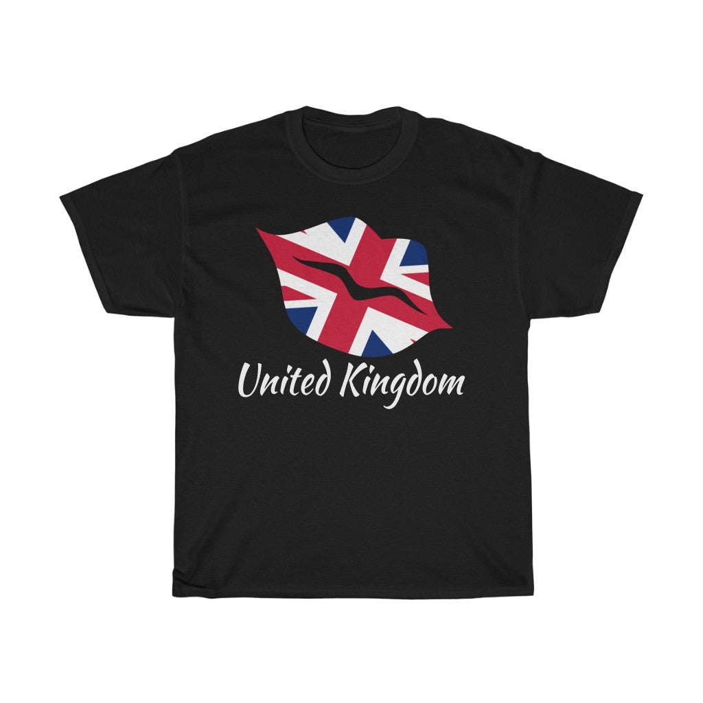 United Kingdom Lips Flag Standard Tee 2 - Unisex