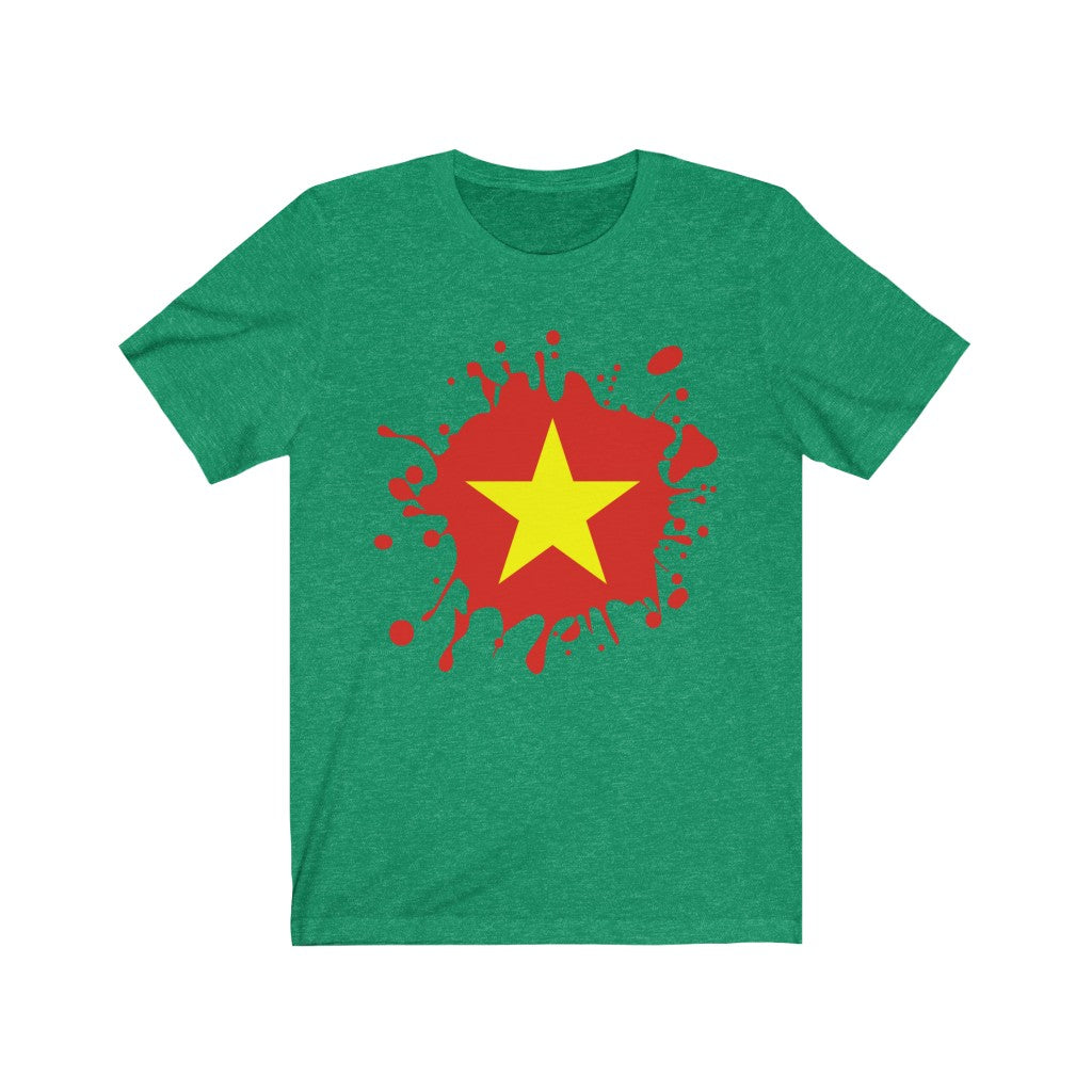 Vietnam Splat Flag Premium Tee - Unisex