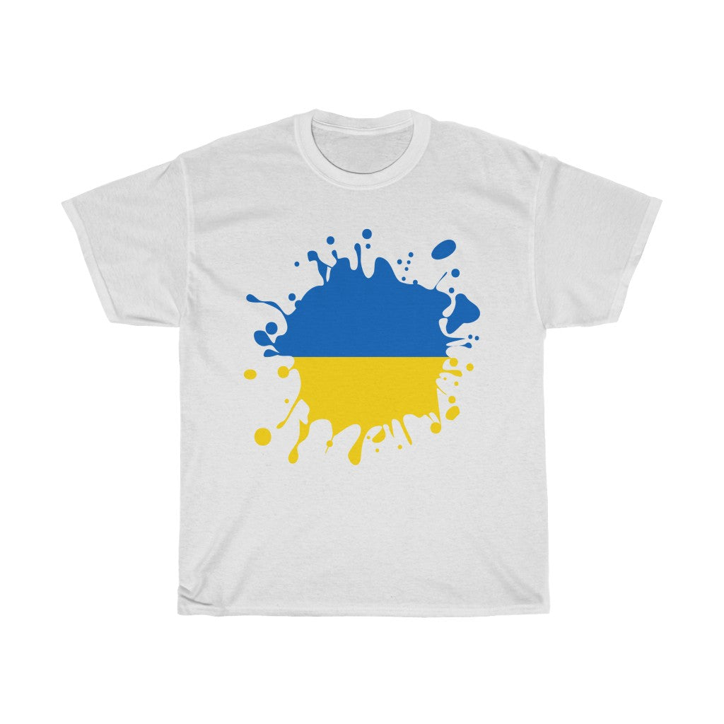 Ukraine Splat Flag Standard Tee - Unisex