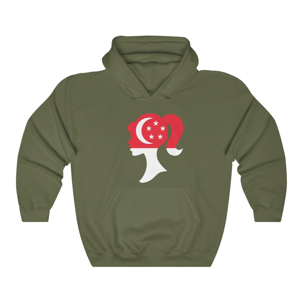 Singapore Girl Flag Hoodie Sweatshirt - Unisex