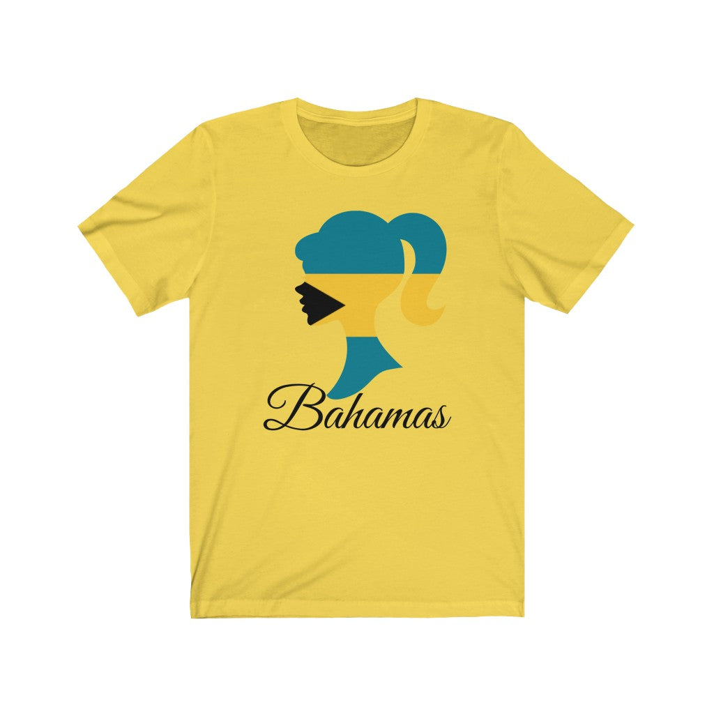 Bahamas Girl Flag Premium Tee 1 - Unisex