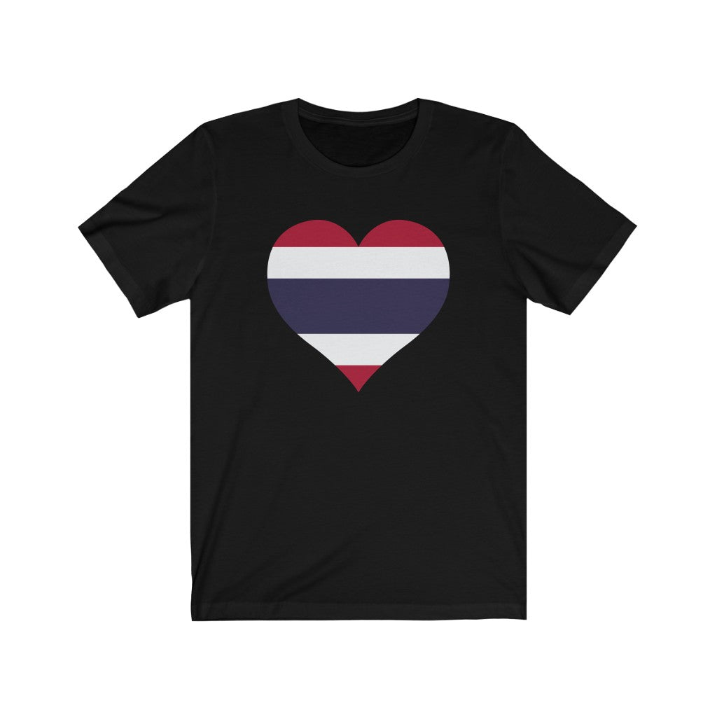 Thailand Heart Flag Premium Tee - Unisex