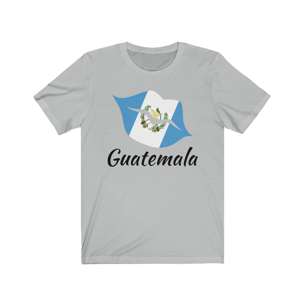 Guatemala Lips Flag Premium Tee 1 - Unisex