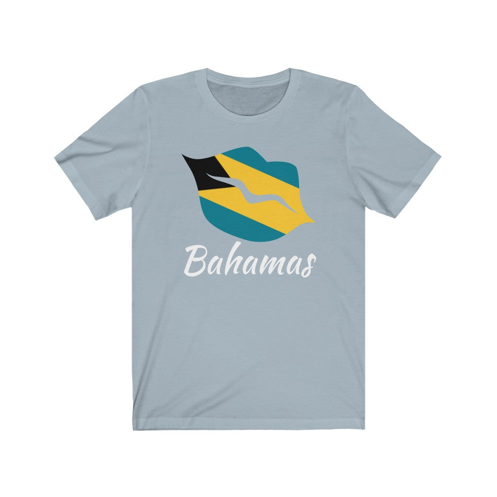 Bahamas Lips Flag Premium Tee 2 - Unisex