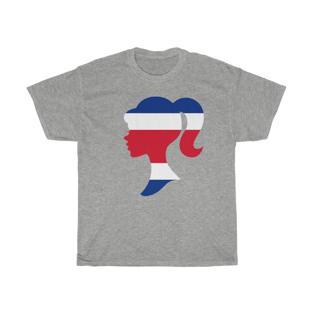 Costa Rica Girl Flag Standard Tee - Unisex