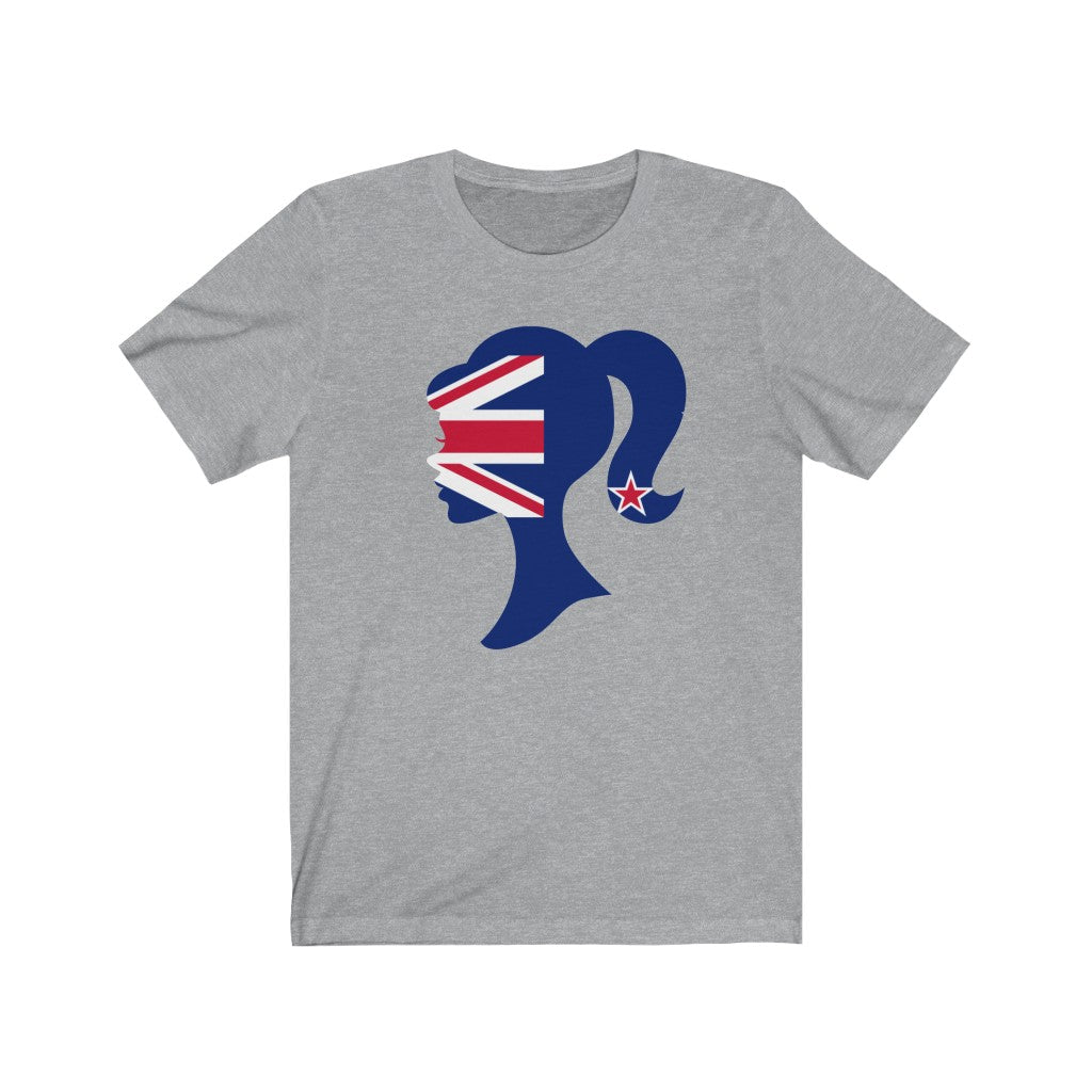 New Zealand Girl Flag Premium Tee - Unisex