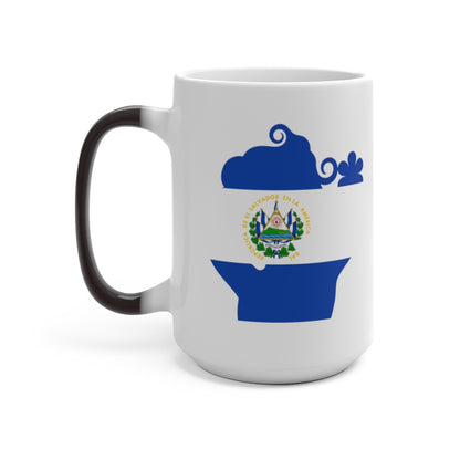 El Salvador Lady Color Changing Mug