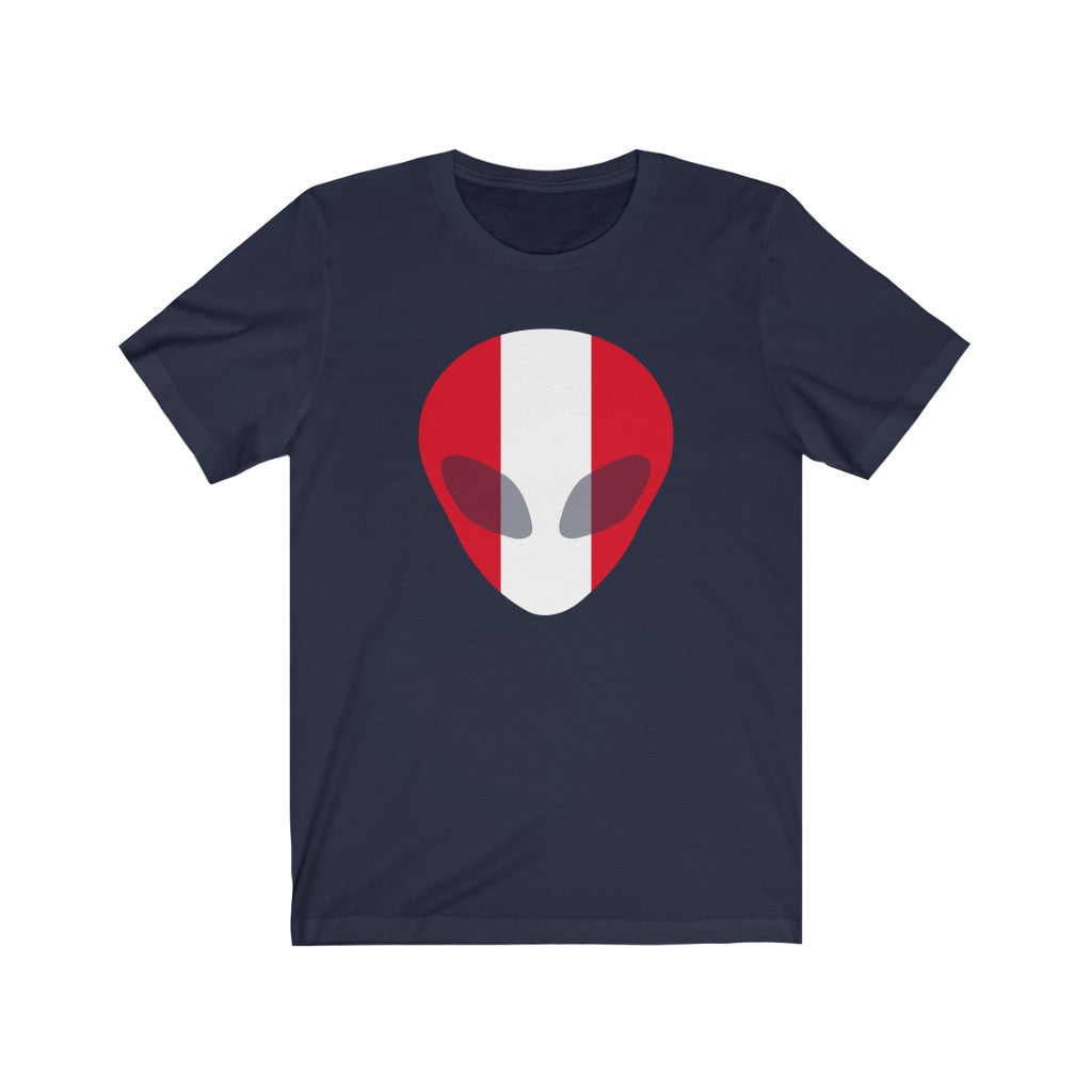 Peru Alien Flag Premium Tee - Unisex