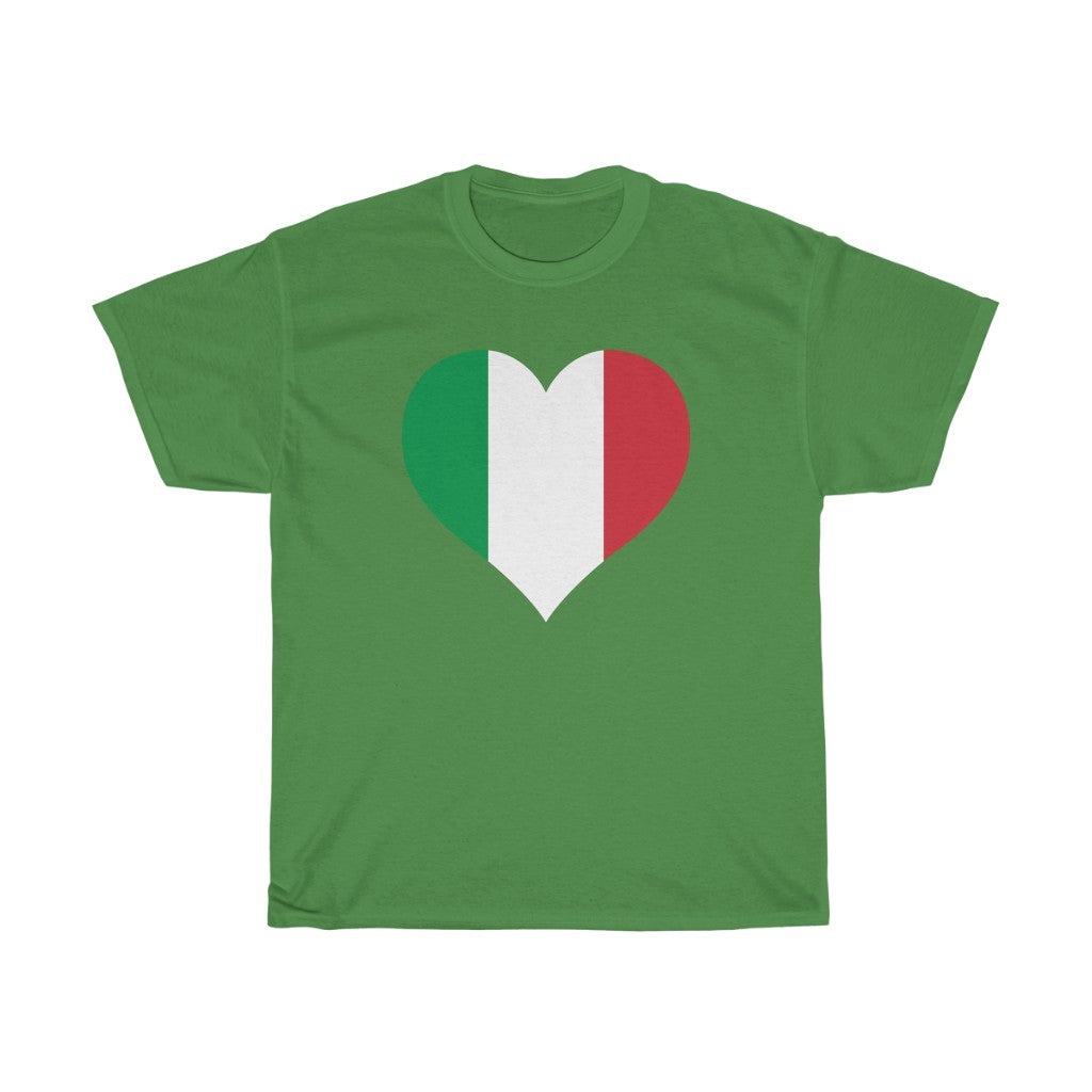 Italy Heart Flag Standard Tee - Unisex