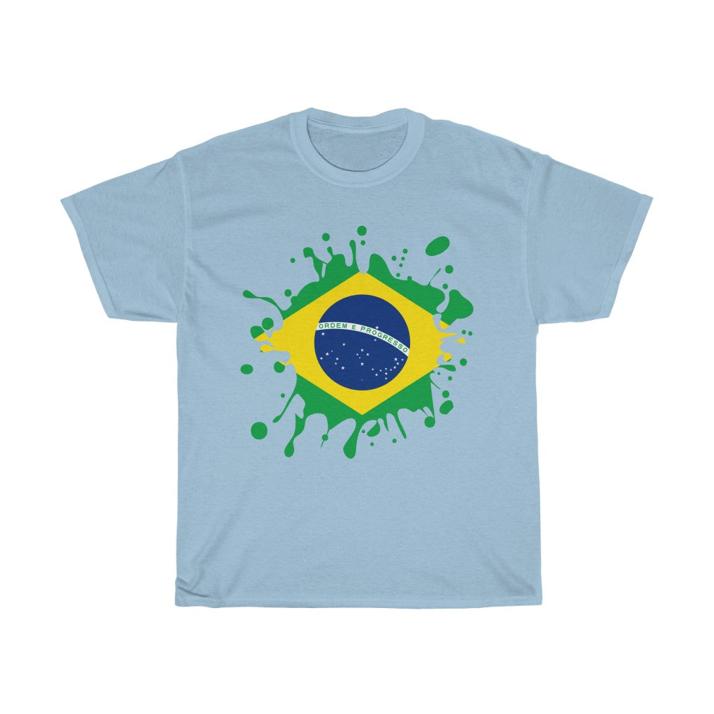 Brazil Splat Flag Standard Tee - Unisex