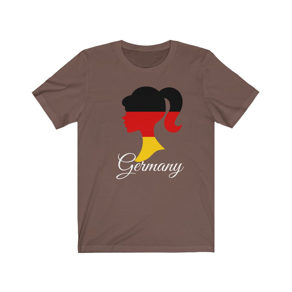 Germany Girl Flag Premium Tee 2 - Unisex