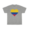 Colombia Heart Flag Standard Tee - Unisex