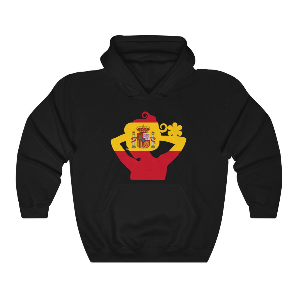 Spain Lady Flag Hoodie Sweatshirt - Unisex