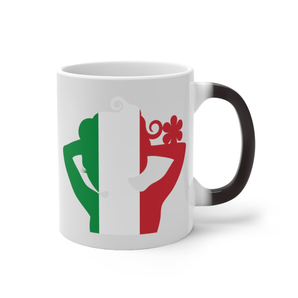 Italy Lady Color Changing Mug