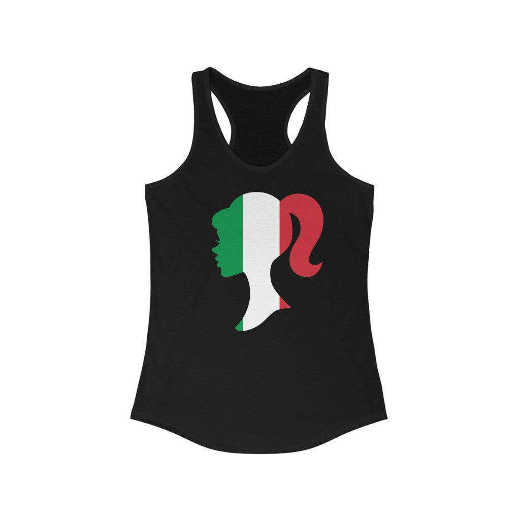 Italy Girl Flag Tank - Women