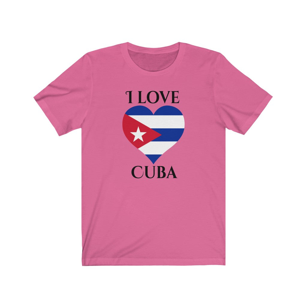 Cuba Heart Flag Premium Tee 1 - Unisex