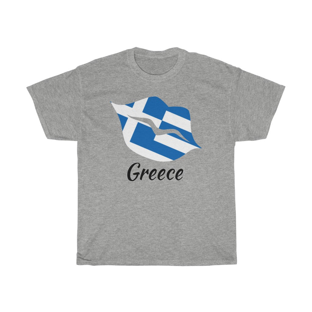 Greece Lips Flag Standard Tee 1 - Unisex