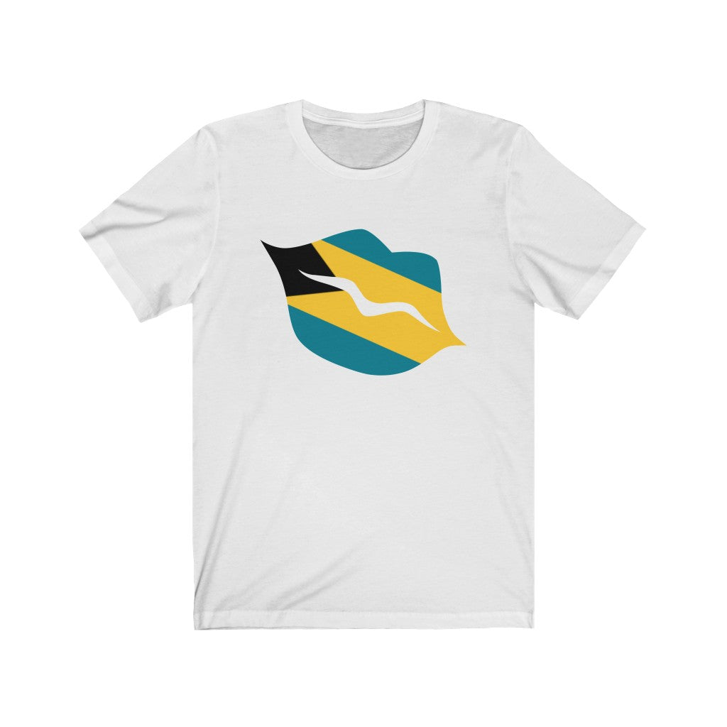 Bahamas Lips Flag Premium Tee - Unisex