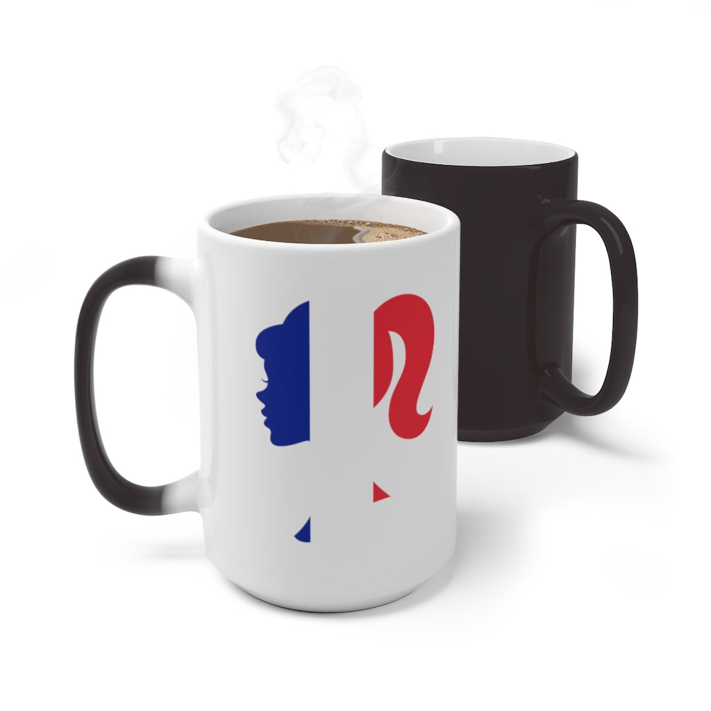 France Girl Color Changing Mug