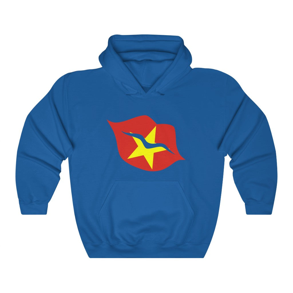 Vietnam Lips Flag Hoodie Sweatshirt - Unisex
