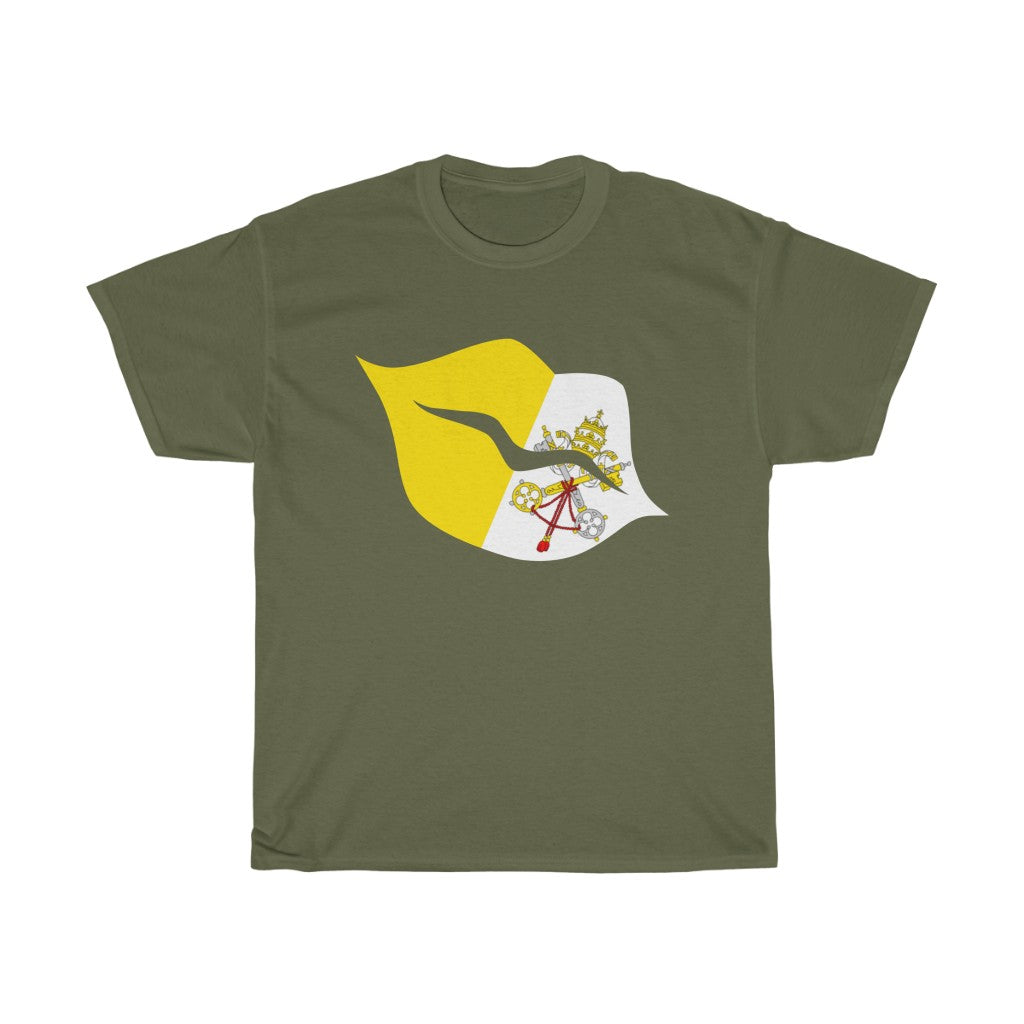 Holy See Lips Flag Standard Tee - Unisex