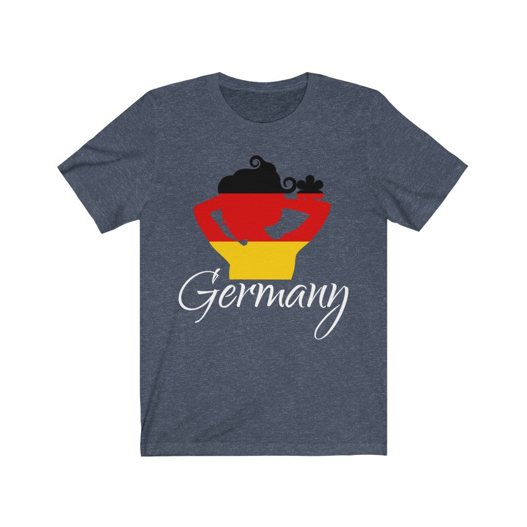 Germany Lady Flag Premium Tee 2 - Unisex