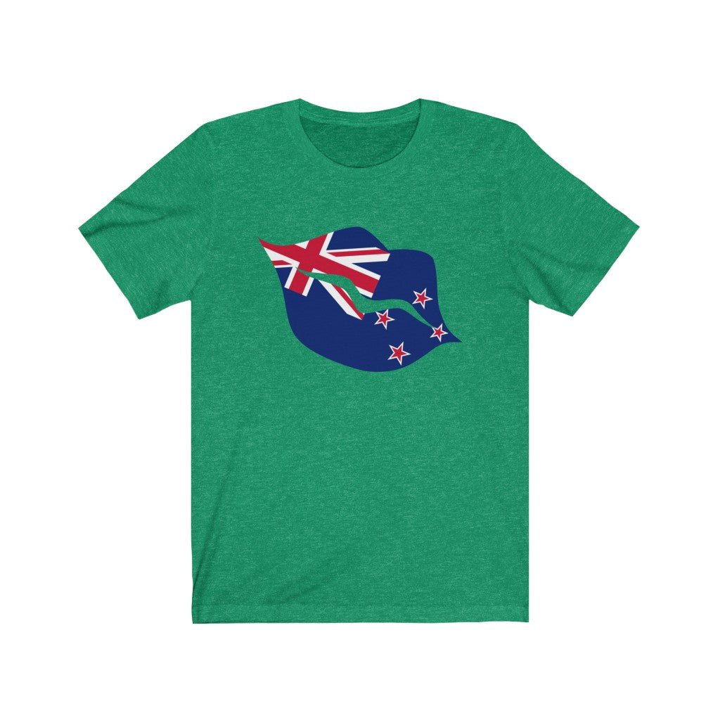New Zealand Lips Flag Premium Tee - Unisex