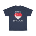 Singapore Heart Flag Standard Tee 2 - Unisex