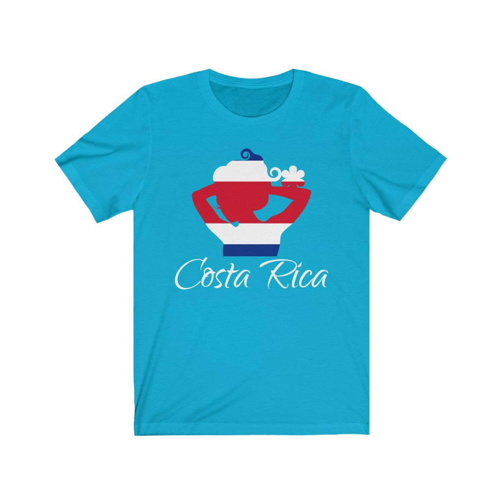 Costa Rica Lady Flag Premium Tee 2 - Unisex