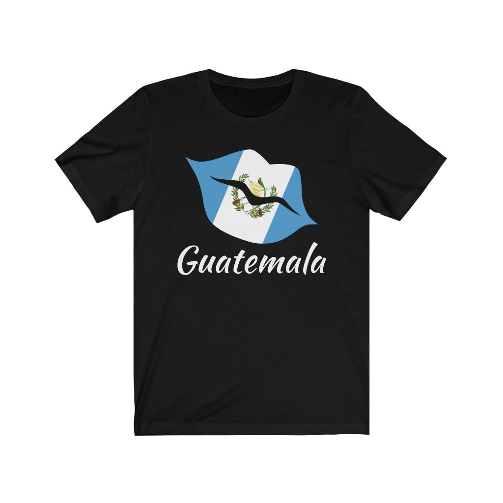 Guatemala Lips Flag Premium Tee 2 - Unisex
