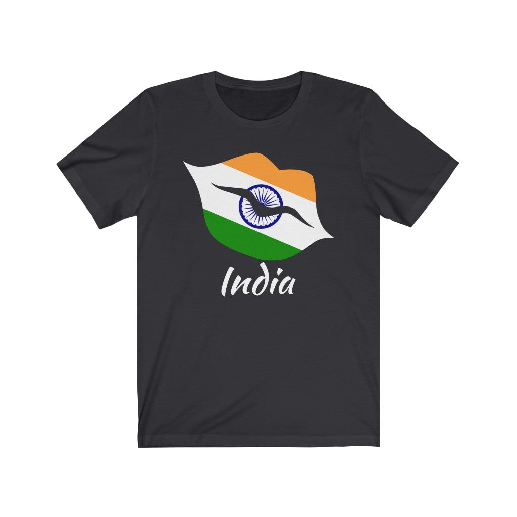 India Lips Flag Premium Tee 2 - Unisex